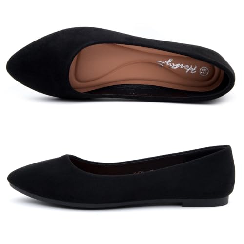 Herstyle Pointed Toe Flats for Women – Slip-On Dressy Ballet Flats with Memory Foam | Lightweight Comfortable Business Casual Shoes for Work, Travel & Daily Wear2