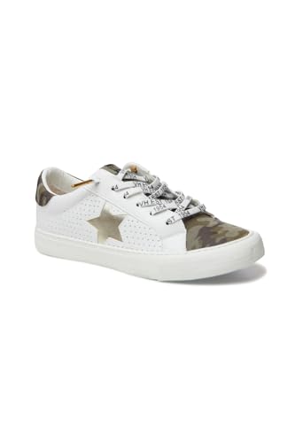 Image of VINTAGE HAVANA Grande Women's Fashion Sneakers White Camo Multi 6