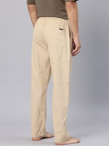 Image of Majestic Man Comfort Fit Solid Cotton Blend Casual Style Lounge Pyjama with 3 Pockets & Zip Closure