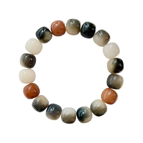 Image of MUDI Bracelet For Women, Bodhi Seed Beads Bracelets Fidget Healing Energy Protection Stretch to My Man Jewelry Gift