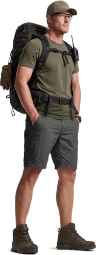 Image of CQR Men's Convertible Cargo Tactical Pants, Water Resistant Outdoor Hiking Pants, Zip Off Lightweight Stretch Work Pants