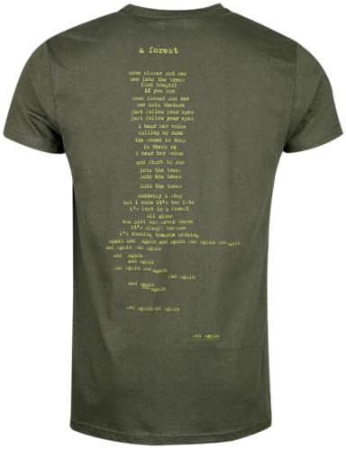 The Cure A Forest Uomo T-Shirt Verde 3XL 100% Cotone Regular - 3