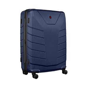 WENGER Pegasus L Hardside Case with 4 Wheels, Trolley, L, 99 (115) l, Safety Lock, Women Men, Travel Holiday