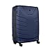 Price comparison product image WENGER Pegasus Large Hard-Shell Suitcase with 4 Wheels, Trolley, Large, 99 (115) l, Security Lock, Women Men, Travel Vacation, Blue, 610852