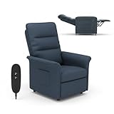 FLEXISPOT Sillón de Relax Eléctrico con Respaldo Ajustable, Salón y Cine en casa (Gris Oscuro)