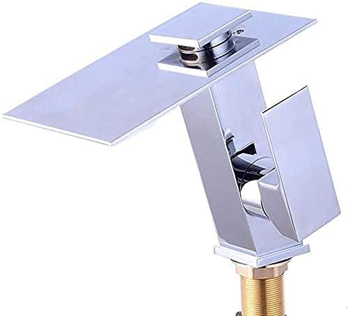 Robinet de lavabo de salle de bains à LED mitigeur mécanique eau chaude froide