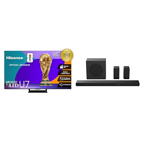 Image of Bundle of Hisense 85 inch U7 TV with AX5140Q soundbar