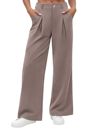 ANRABESS Women Wide Leg Dress Pants 2026 Summer High Waisted