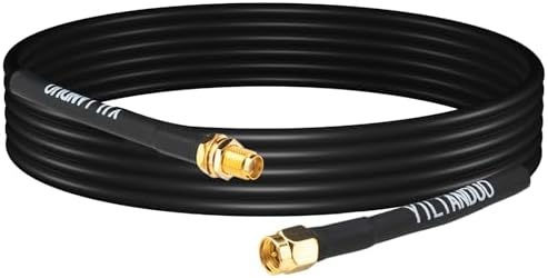 SMA WiFi Antenna Extension Cable 5M/16.4ft, RG58 Coaxial Cable