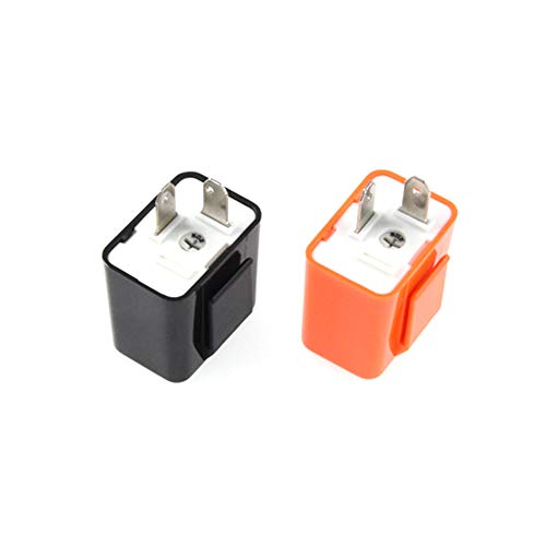 Sangmei Sinal de mudança de direção LED ajustável de velocidade de 2 pinos para motocicleta e pisca-