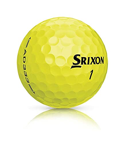 Srixon-AD334-Bola-DE-Golf-Hombres-Amarillo-12-Bolas