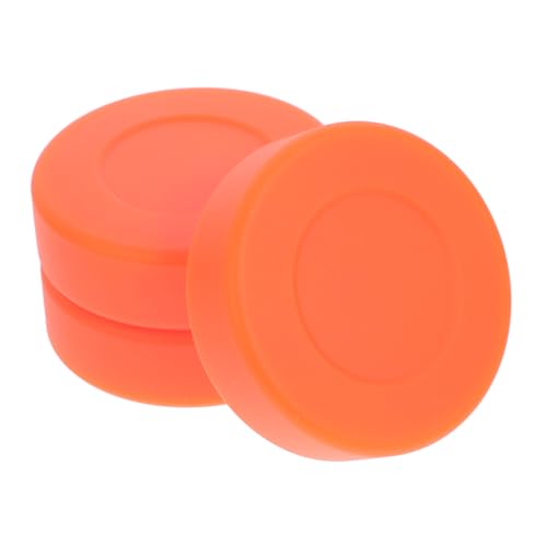 Rondelles de hockey lot de 3 orange HEMOTON pour hommes et femmes
