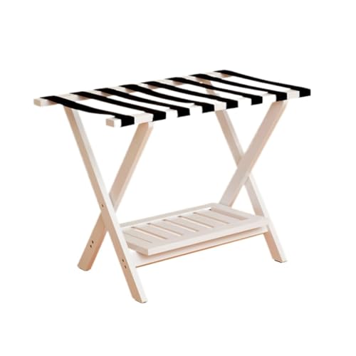 GOOPEEG Porte-Valise Pliant, Les Coffres À Bagages Pliables De L'hôtel De Stockage De Chambre d'amis sont Placés sur Le Lit De La Chambre À Coucher Porte Valise pour Chambre
