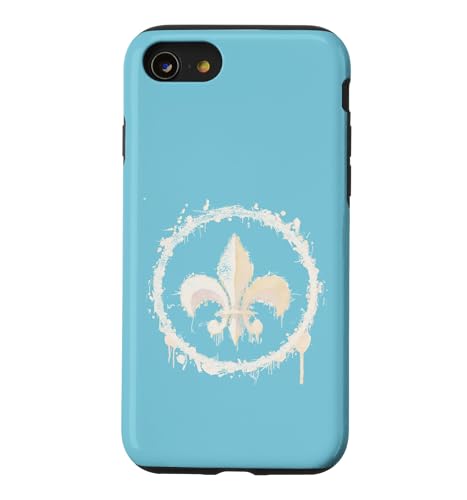 Fleur de Lis �V���c �����Y & ���f�B�[�X �S�V�b�N �O�����W ���� �V���{�� �X�}�z�P�[�X iPhone SE (2020) / 7 / 8 �p