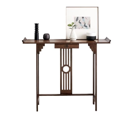 Mesa de sofá larga estilo zen del sudeste asiático para un salón relajante 5