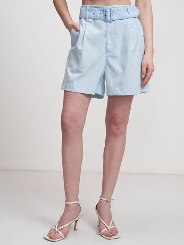Image of Tokyo Talkies Women's Regular Fit Regular Shorts | Stretchable Shorts