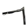 Pre Wired Dominator Industries 1 1/4 Inch Road Glide Meathook Ape Hanger Handlebars, 14 Inch Rise, Chrome for 2015-2022 Harley Road Glides