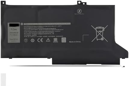 Batteria FengWings DJ1J0 42Wh 11.4V Per Dell Latitude 7280/7290/7380/7390/7480/7490/7300/7400/5300/5310, Ioni Di Litio - 4