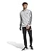 adidas Herren 3 STRIPES FRENCH TERRY TRACKSUITS, medium grey heather/mgh solid grey, L