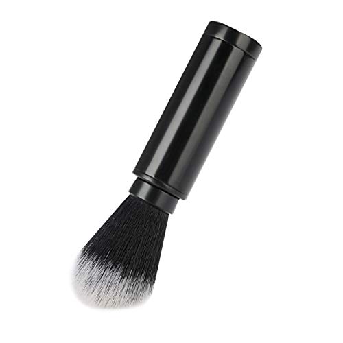 Handige baardborstel voor mannen Baardborstel voor op reis met aluminium handvat voor salongebruik voor mannen for(Black… - Image 6