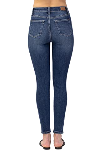 Judy Blue Women's High-Rise Western Front Yoke Skinny Jeans3