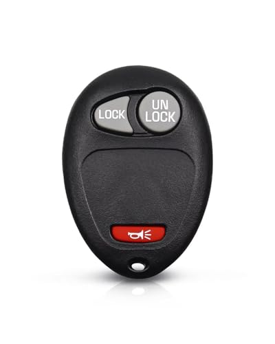 Carcasa de llave de coche de 2 y 3 botones con botones de alta sensibilidad para GMC