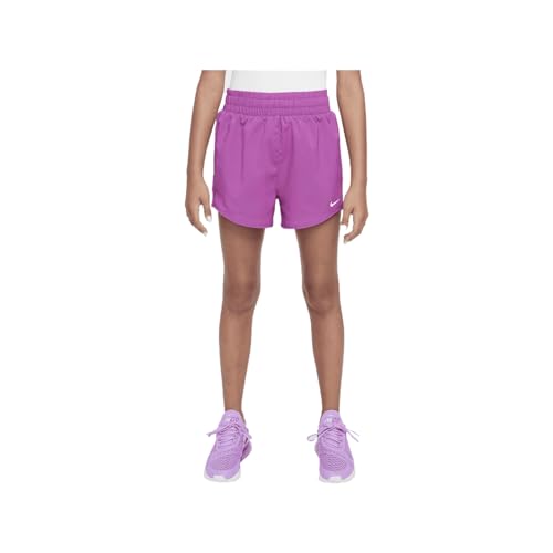 Nike Girls' Dri-fit One Woven High-Waisted Training Shorts (Little Big Kid)