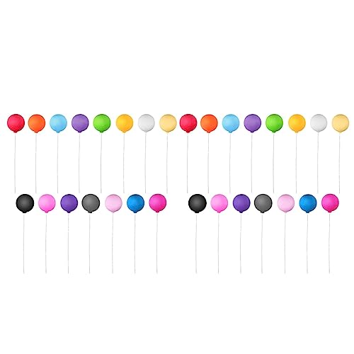 JAZZY PEARLS® 30Pcs Cake Toppers Exquisite Cupcake Picks for Wedding Party Favors Birthday