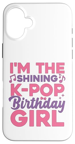 I'm The Birthday Girl �p�[�e�B�[�ߑ� �A�j�� K �|�b�v �a���� ���̎q �X�}�z�P�[�X iPhone 16 Plus �p