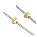1pcs Stainless Steel T6 Ball Screw 150mm with Brass Nut, 1/2/4/6/12mm Lead Options for CNC, 3D Printer, Linear Rail, Industrial Automation(Lead 1mm)