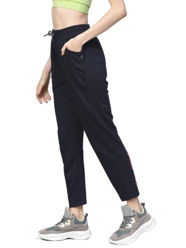 Image of Hubberholme Women's Cotton Blend Regular Fit Solid Track Pants