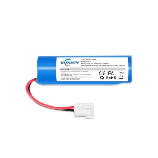 KUNLUN 3,7V 3500mAh Ersatzakku für Fensterreiniger, Li-Ion Ersatzakku für Leifheit Dry&Clean 51000 51002, 51113, 51114 Fenstersauger