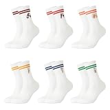 Utensilsto 6 Paar Tennissocken Herren 38-42 Sportsocken Baumwollsocken Bier...