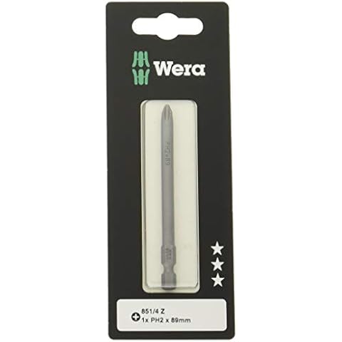 Wera 851/4Z Tough Phillips Bit, PH 2 Cover