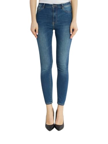 Armani Exchange J24 Super Skinny High Rise Stretch Cotton Denim...
