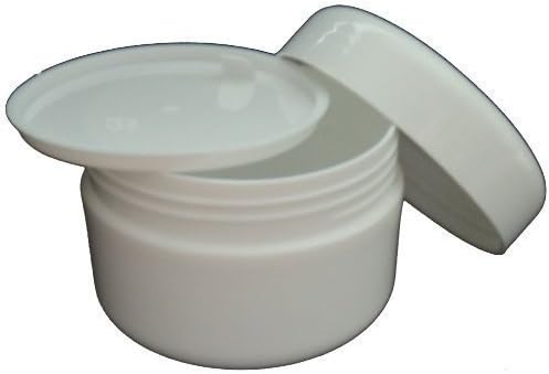 100ml x 10 pots en plastique vide blanc pour Produits de Beauté a...
