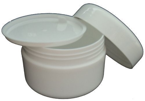 Pots en plastique vide blanc 100ml résistant pour sauver vos cosmétiques faits maison