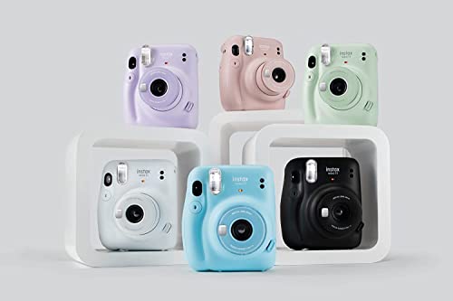 Fujifilm Instax Mini 11 Instant Film Camera With Automatic Exposure And Flash, Polaroid Camera, Fujinon 60Mm Lens With Selfie Mirror, Optical Viewfinder - Blush Pink (Renewed) #TOP7