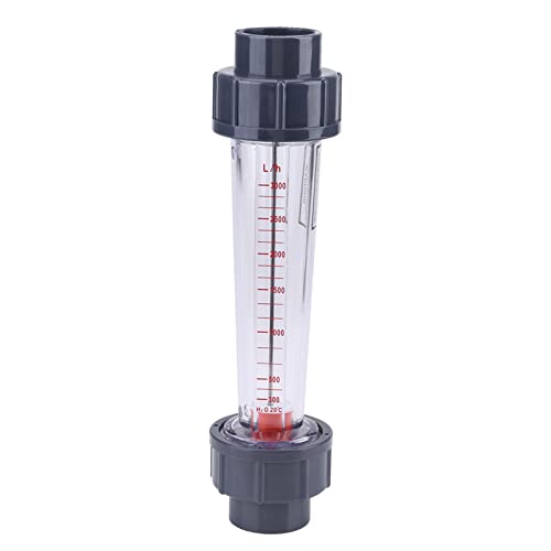 Tubo de plástico Alupre tipo LZS-25 Medidor de flujo 300-3000L/H Rotámetro de agua Cover