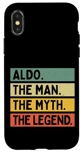 Aldo The Man The Myth The Legend �ʔ������� �X�}�z�P�[�X iPhone X/XS �p