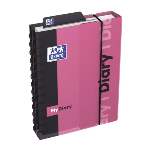 Agenda Scolaire 2025-2026 Oxford Student 12x18cm 1 jour par page 352 pages Rose