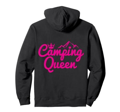 Camping Queen Krone Berge Wohnmobil Zelt Königin Pullover Hoodie
