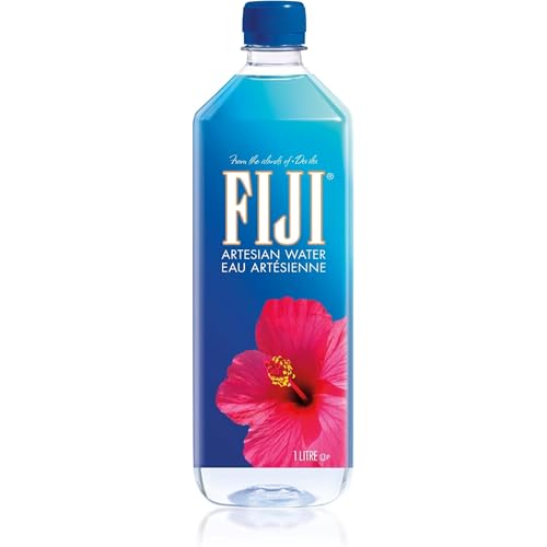 FIJI Water 1000 ml / 1 Litre Natural Spring Water Pack of 12 (Disposable, 12 x 1000 ml)