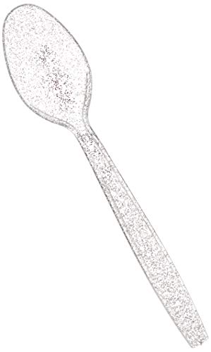 Givi Italia 60318 - 10 cucharillas de Purpurina Plateada, Multicolor