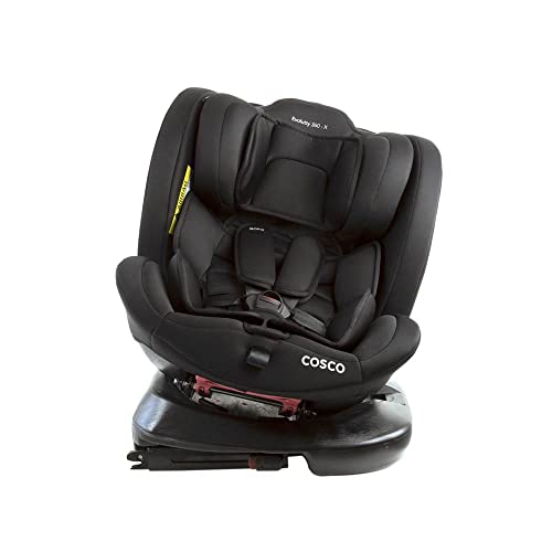 Cosco Kids, Cadeirinha Evolutty 360 X, 0 a 36kg, com Giro 360º e Isofix, Preto