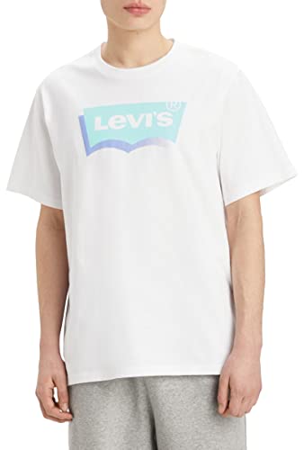 Levi's Ss Relaxed Fit Tee, Camiseta, Hombre, Batwing Expression White, M