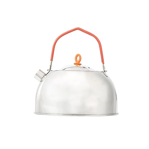 FOYTOKI Mini Camping Tea Kettle 0.6l Portable Outdoor Tea Pot for Hiking Stainless Steel Kettle
