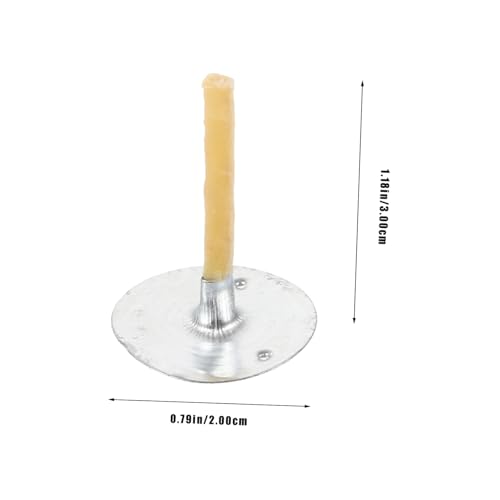 100 pzas Mechas para Hacer Velas con Base metálica miniatura 2