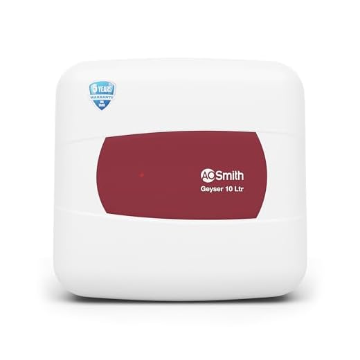 AO Smith Geyser 10 Litre 5 Star Rating (BEE) | Powerful 2KW Heating | Storage Water Heater With 2X Corrosion Resistant Blue Diamond Glass Tank | Warranty: 5 Yr Tank, 2 Yr Comprehensive | HSE-SHS-010