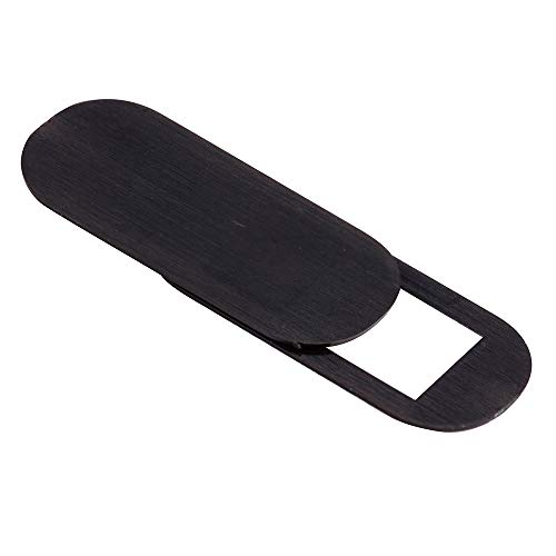 C-Slide Webcam Cover â€“ Razor Thin Sliding Laptop Cam Blocker, Black, 0.95â€ x 0.40â€ and 0.8 mm Thick â€“ Super Thin Camera Slide Blocker for Computer, Tablet, Mac, Dell, Lenovo, Echo Show, iPad